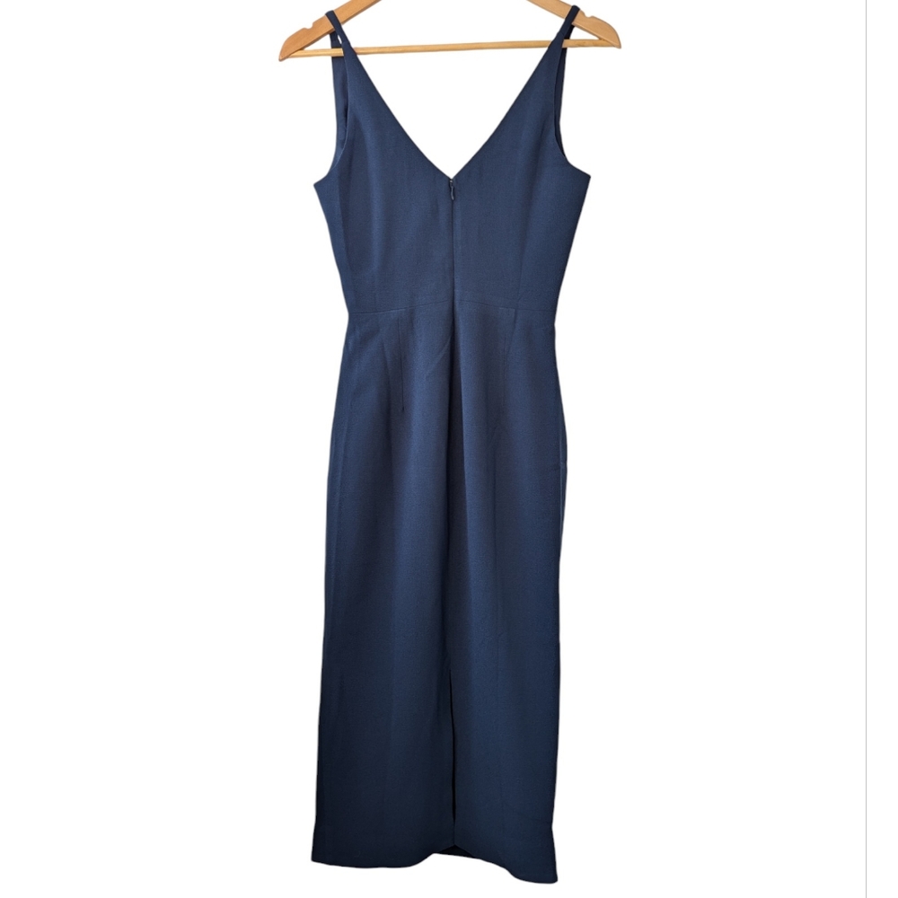 Dress The Population Navy Anita Crepe Cocktail Dress - Picture 5 of 15